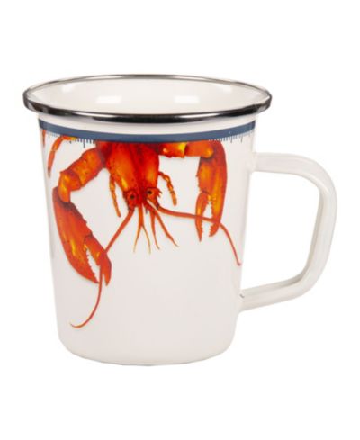 Golden Rabbit набор эмалированных кружек Lobster, 4 шт.