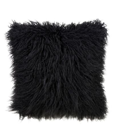 Декоративная подушка Saro Lifestyle Mongolian Faux-Fur, 22" x 22"