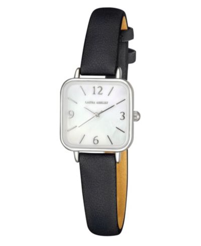 Laura Ashley Женские часы с ремешком из полиуретана, 24mm, Black