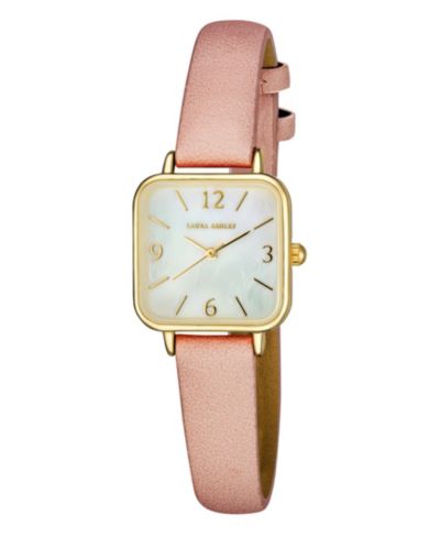 Laura Ashley Женские часы с розовым полиуретановым ремешком 24mm