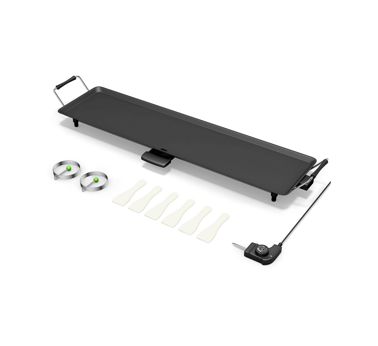 Costway Electric Teppanyaki Table Top Grill Griddle BBQ Barbecue