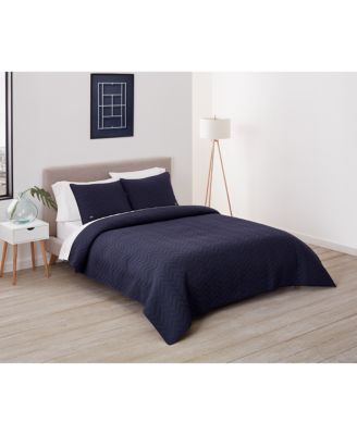 Комплект стеганого одеяла Lacoste Home Herringbone Stitch, King