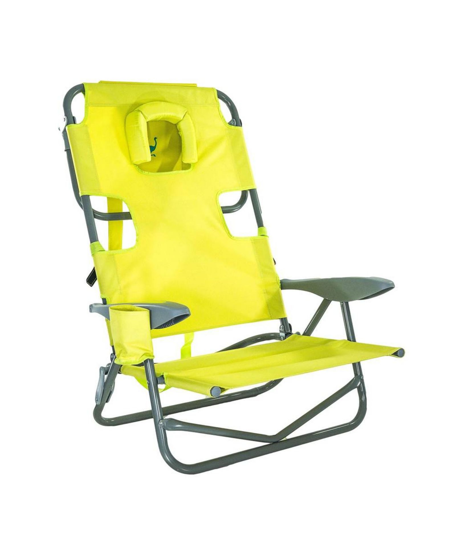 Шезлонг для кемпинга и бассейна Ostrich On-Your-Back Outdoor Reclining Green