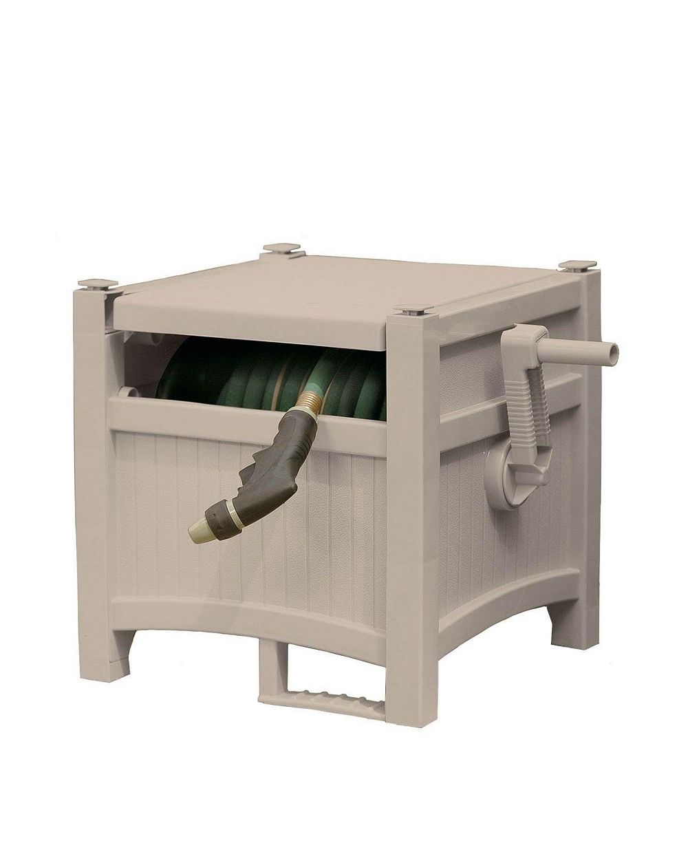 Катушка для шланга Suncast CPLPHH100D Hideaway 100' Resin Garden Hose Reel для шлангов 5/8" Taupe