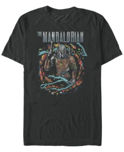 Мужская футболка Star Wars The Mandalorian Retro Fifth Sun с коротким рукавом