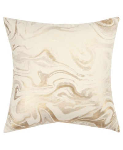 Rizzy Home Abstract Polyester Filled Decorative Pillow, 20" x 20"
