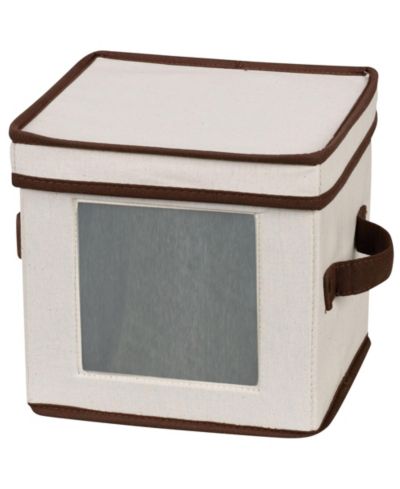 Household Essentials China Plate Storage Box, Salad Plate Storage