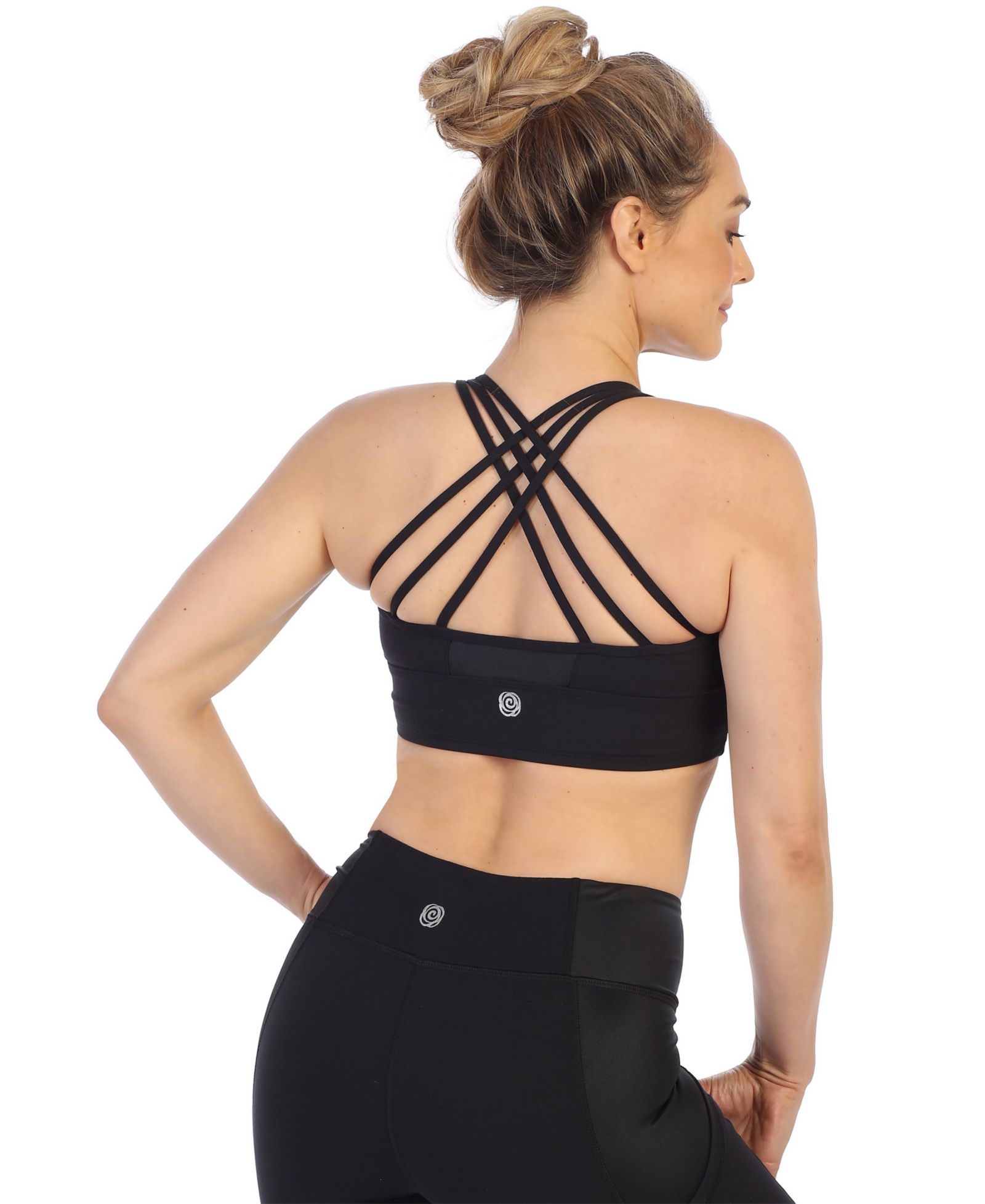 American Fitness Couture Medium Support Multi Cross Strap Sports Bra