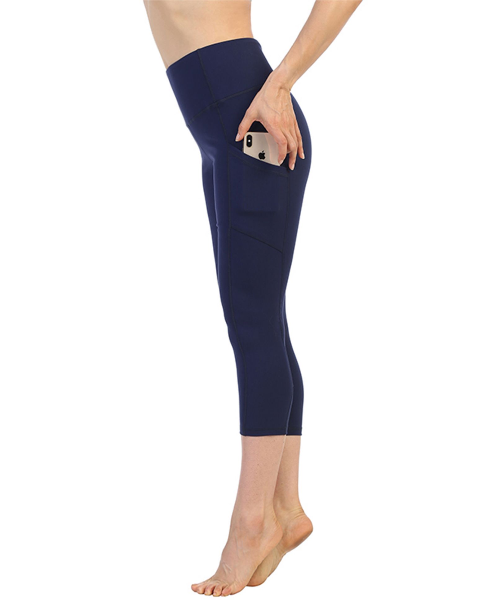 Леггинсы American Fitness Couture High Waist 3/4 Length Pocket Compression