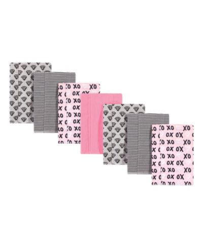 Hudson Baby Girls Flannel салфетки для кормления