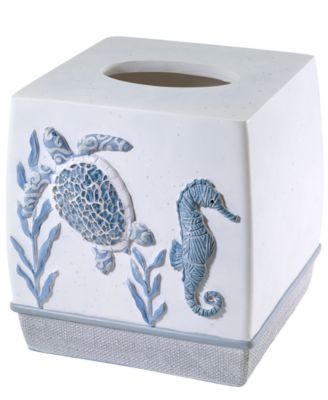 Avanti Caicos Sea Turtles Resin Tissue Box Cover