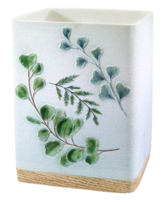 Avanti Корзина для мусора Ombre Leaves Botanical Resin