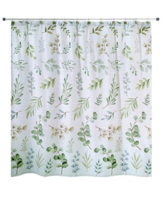 Avanti штора для душа с принтом Ombre Leaves, 72" x 72"