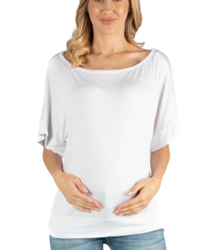 Материнский топ 24seven Comfort Apparel Loose Fit Dolman с широкими рукавами