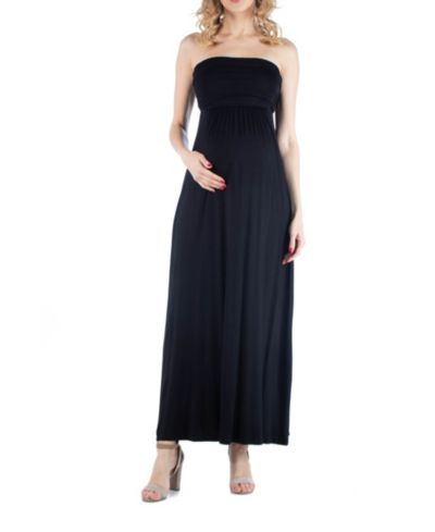 Женское макси-платье 24seven Comfort Apparel Sleeveless Empire Waist Maternity