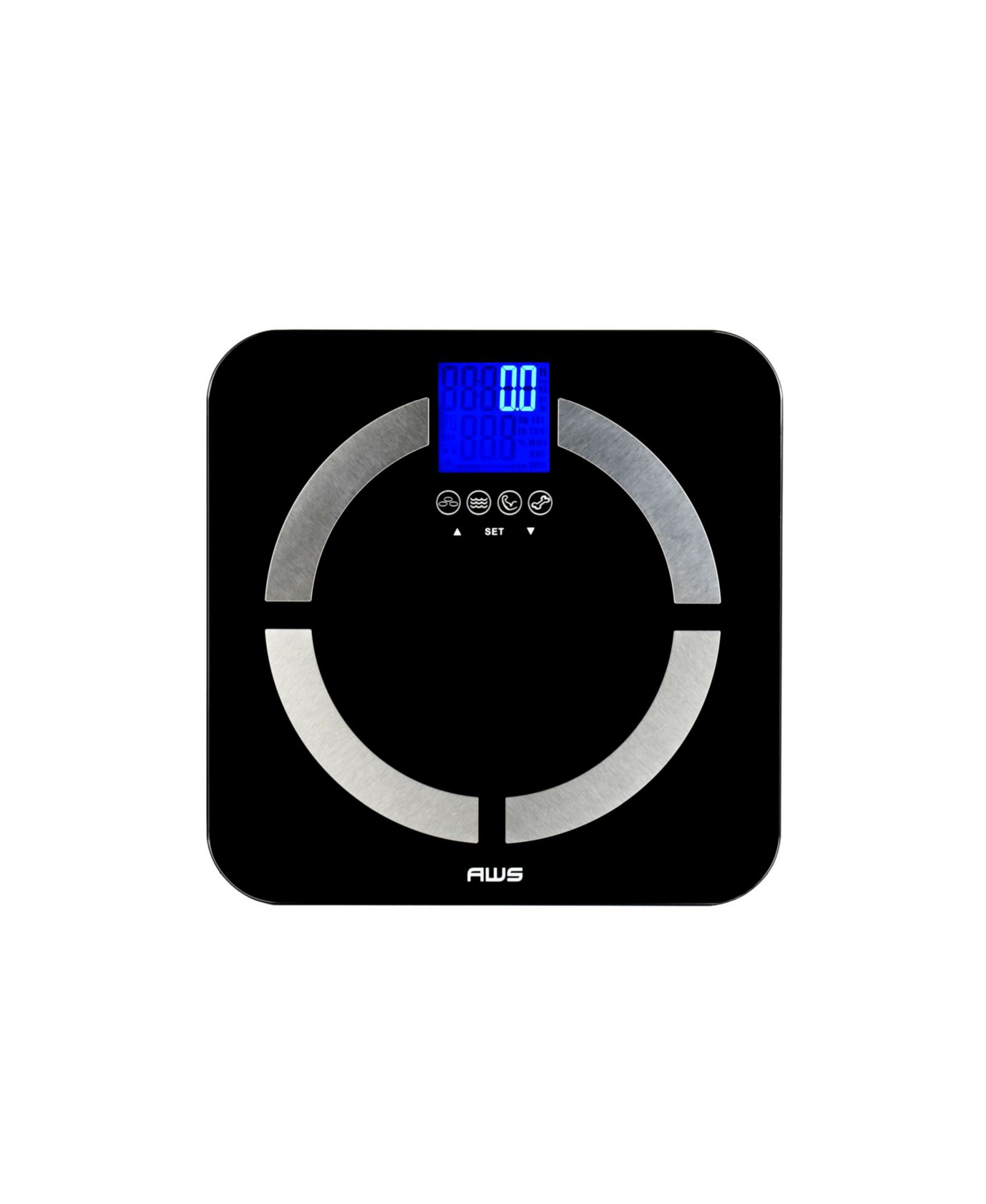 American Weigh Scales Quantum-2K Digital BMI Bathroom Scale, 330lb / 150kg