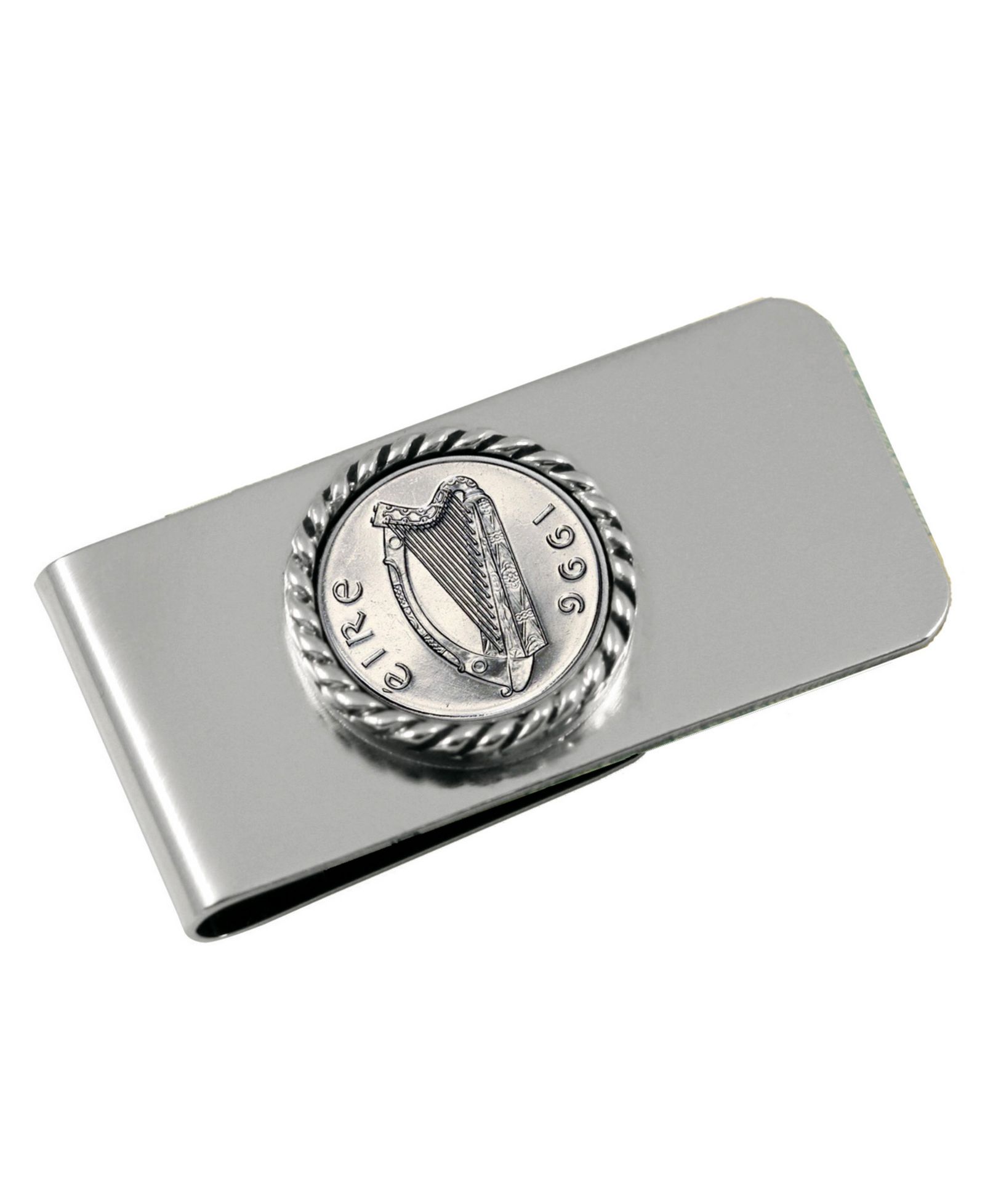 Мужской зажим для денег American Coin Treasures Irish 5 Pence Coin Money Clip
