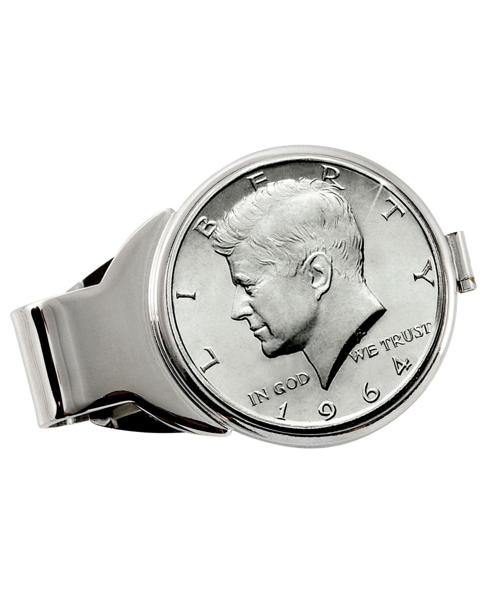 Men's American Coin Treasures JFK 1964 First Year of Issue Half Dollar Coin Money Clip