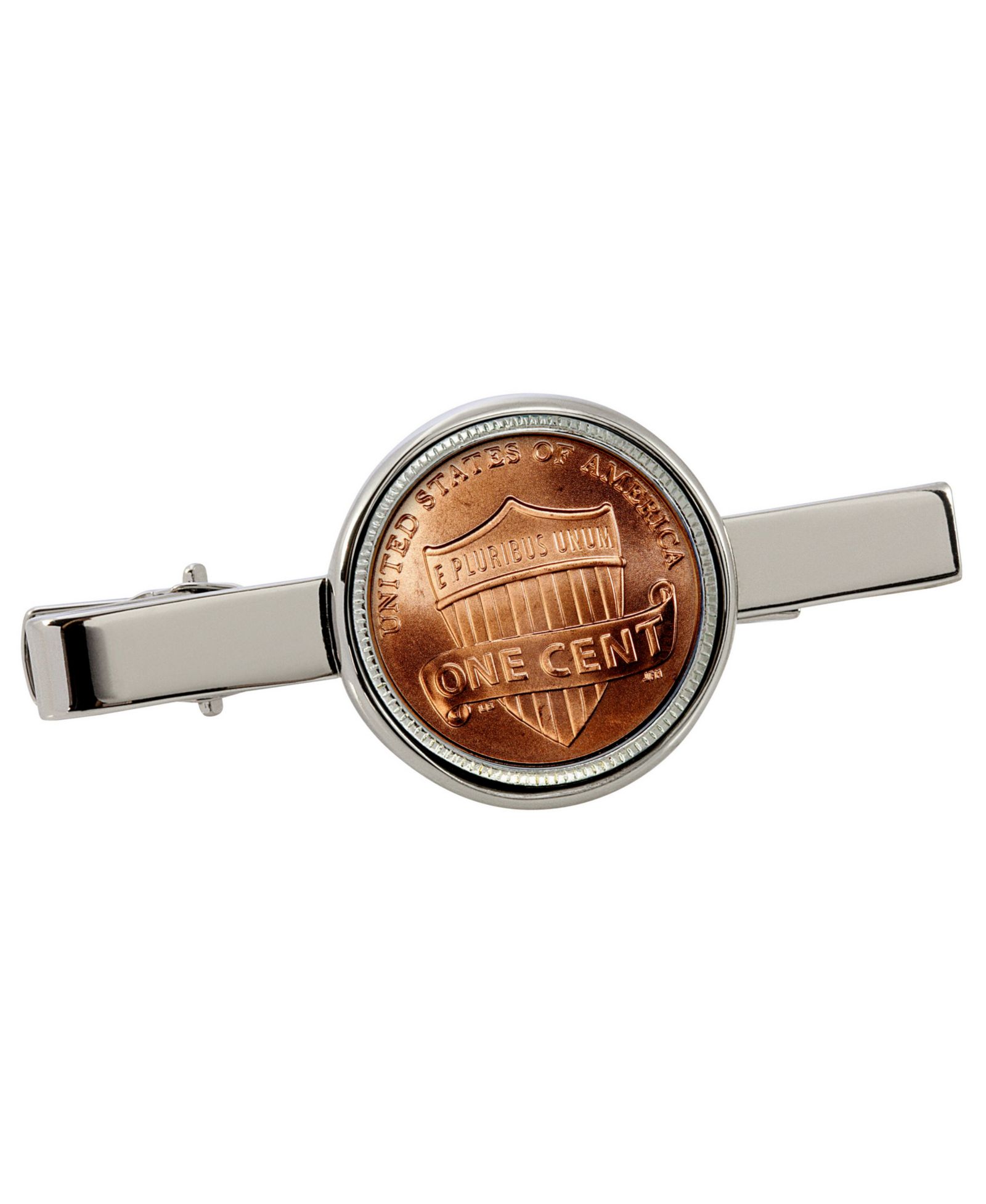 Зажим для галстука American Coin Treasures Lincoln Union Shield Penny Coin