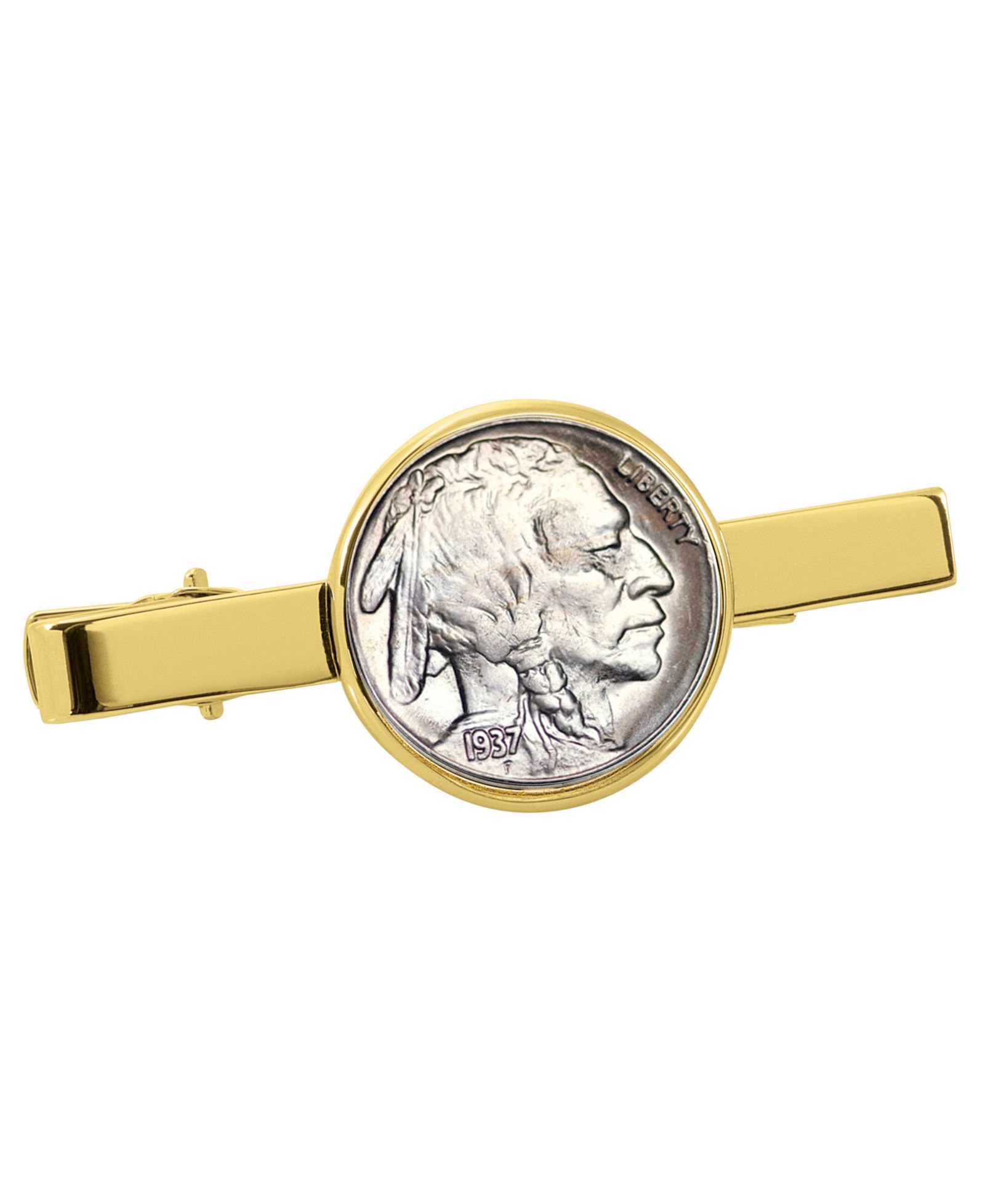 Зажим для галстука American Coin Treasures Buffalo Nickel Coin