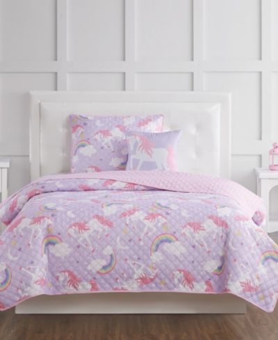 My World RKids ainbow Unicorn 3-Pc. Quilt Set, Full