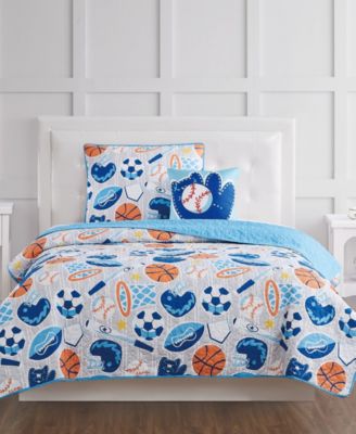 My World Kids All Star 3-Pc. Quilt Set, Full