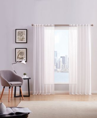Style 212 Sheer 2 Piece Window Curtain