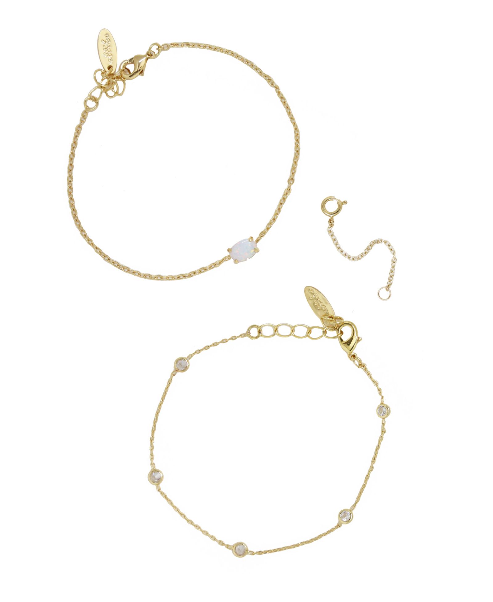 Женский набор браслетов ETTIKA Opal Crystal Dainty с удлинителем