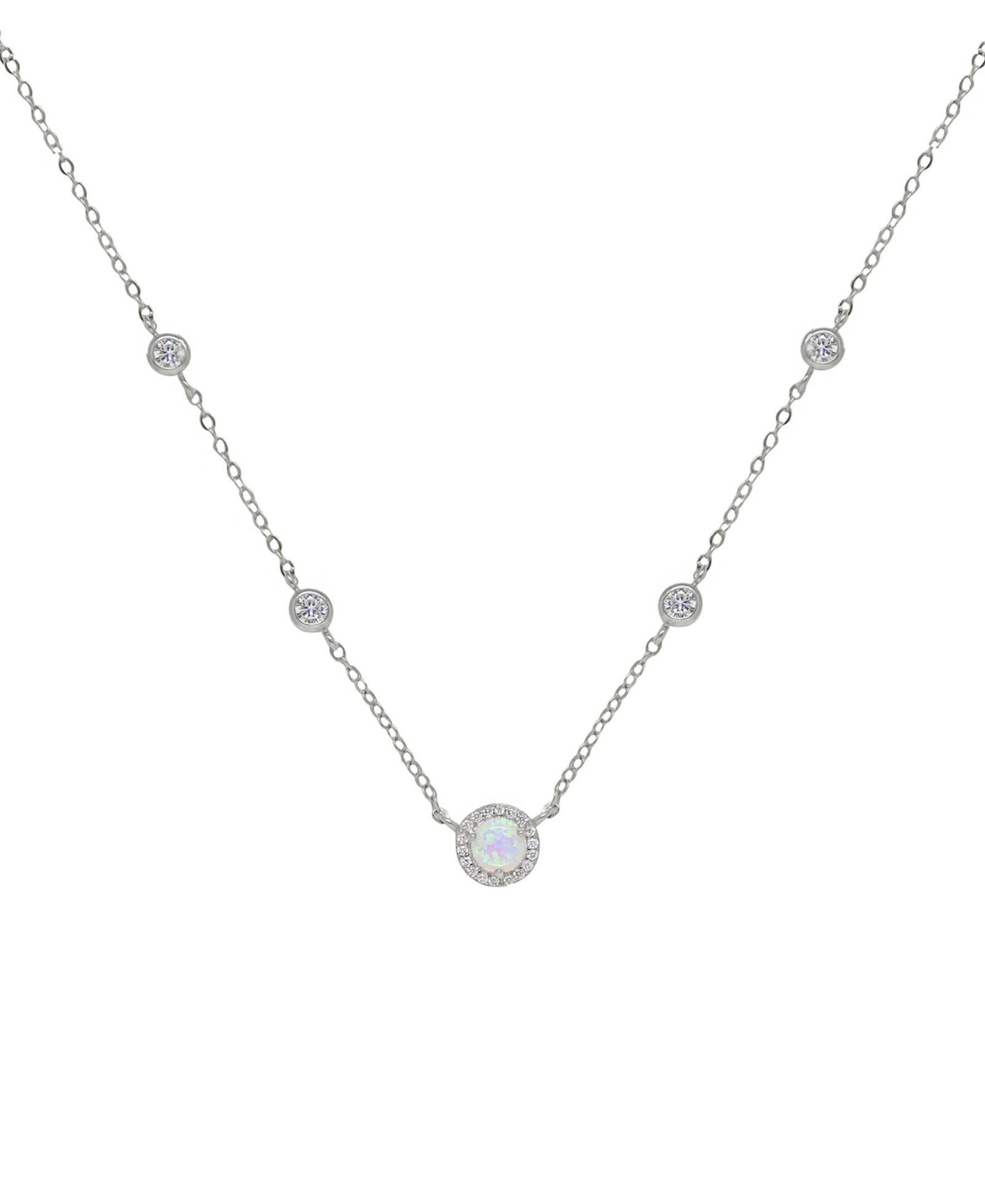 ETTIKA Женское ожерелье Olivia Opal And Crystal