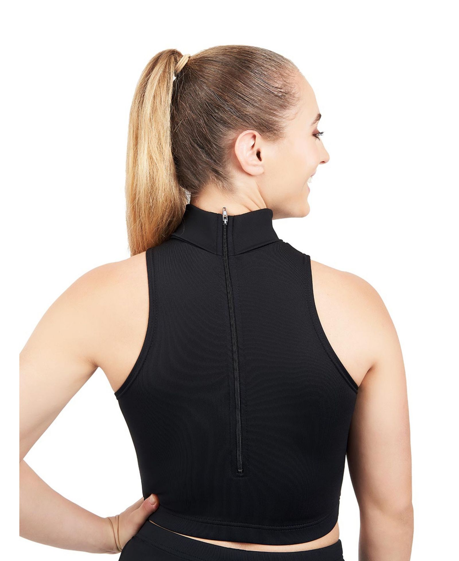 Топ с воротником-стойкой Team Basics Mock Neck