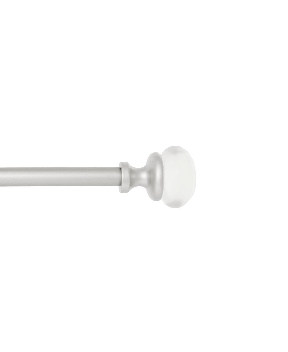 Kenney Fast Fit Easy Install Shania 5/8" Decorative Window Curtain Rod for Stylish Home Decor
