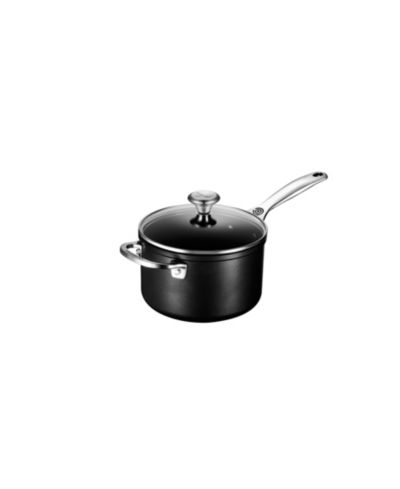 Le Creuset Hard Anodized Aluminum Nonstick 3-Qt. Saucepan with Lid