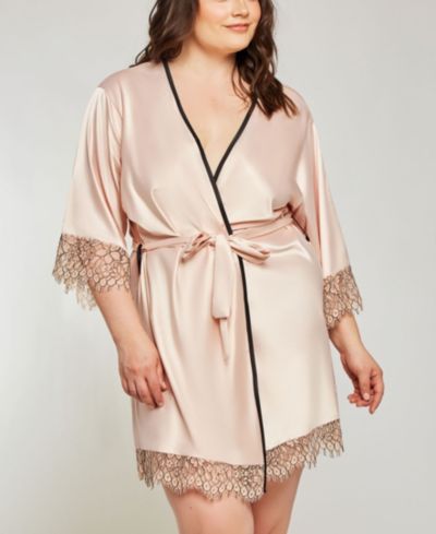 Женское кружевное шифоновое нижнее белье iCollection Plus Size с цветами