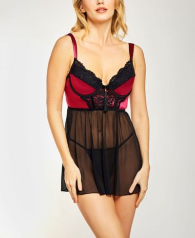 Комплект нижнего белья iCollection Venetian Lace and Satin