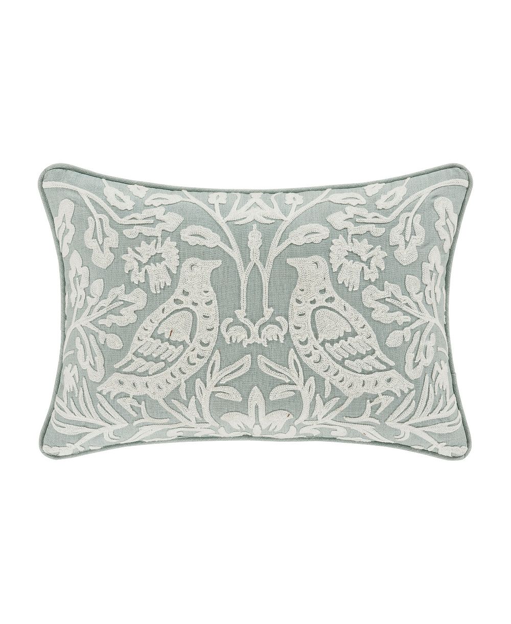 J Queen New York Garden View Boudoir Decorative Pillow, 14" x 20"