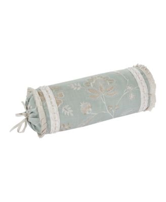 J Queen New York Garden View Neckroll Decorative Pillow, 6" x 26"