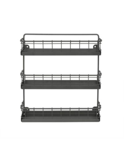 Spectrum Vintage-like Living Wall Mount 3-Tier Spice Rack