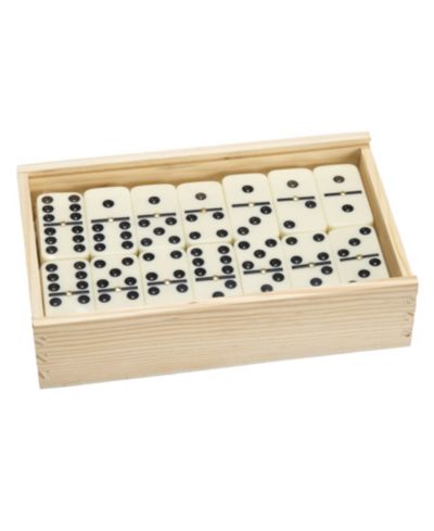 Trademark Global Double Nine Dominoes 55-Piece Domino Set, Ages 6+