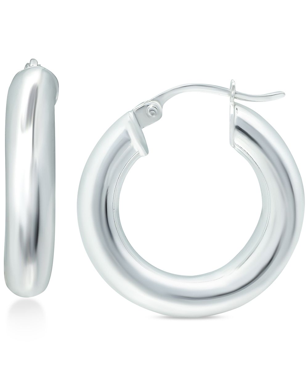 Giani Bernini серьги-кольца Polished, 25mm