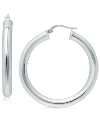 Giani Bernini Polished Hoop Earrings, Created for Macy's