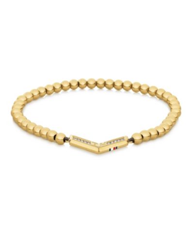 Tommy Hilfiger Women's Gold-Tone Bead Bracelet