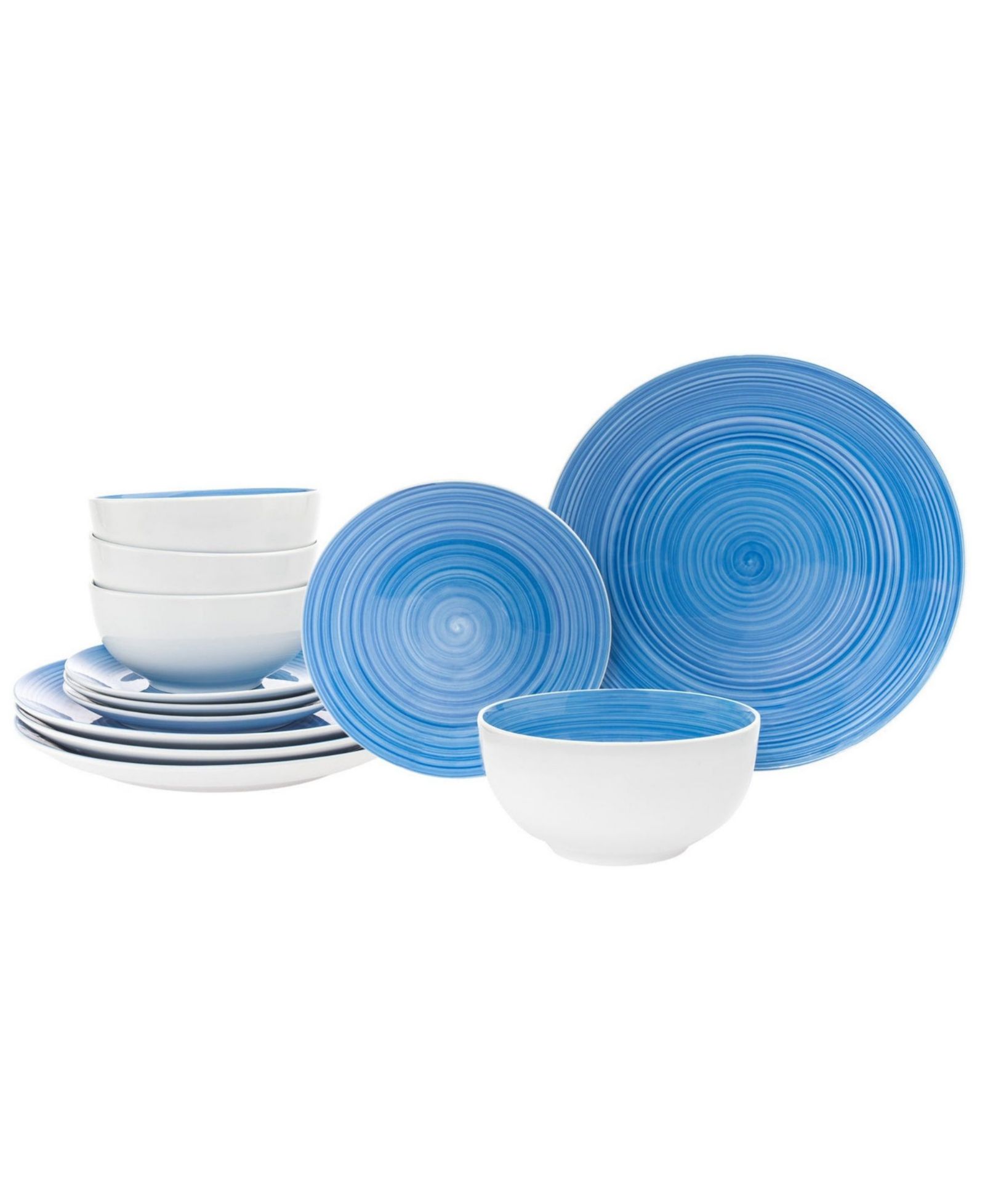 Godinger Spiral 12 Pc. Dinnerware Set, Service for 4