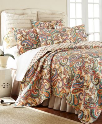 Levtex Home Alyssa Paisley reversible комплект из 3 предметов для стеганого одеяла, King