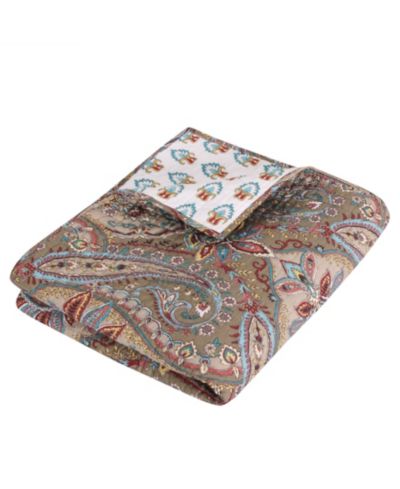 Декоративный стеганый плед Levtex Kasey Damask Reversible, 50" x 60"