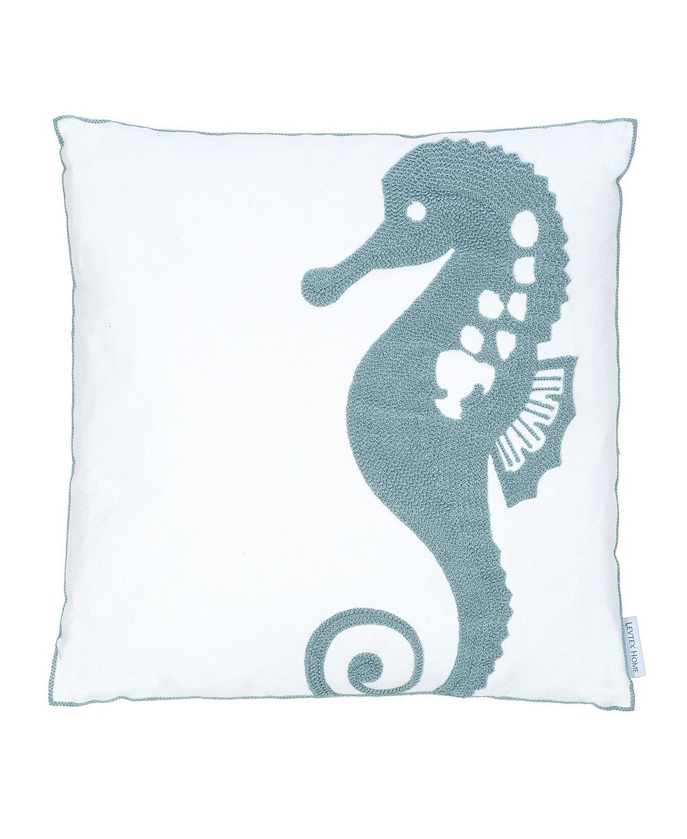 Levtex Maui Seahorse Decorative Pillow, 18" x 18"