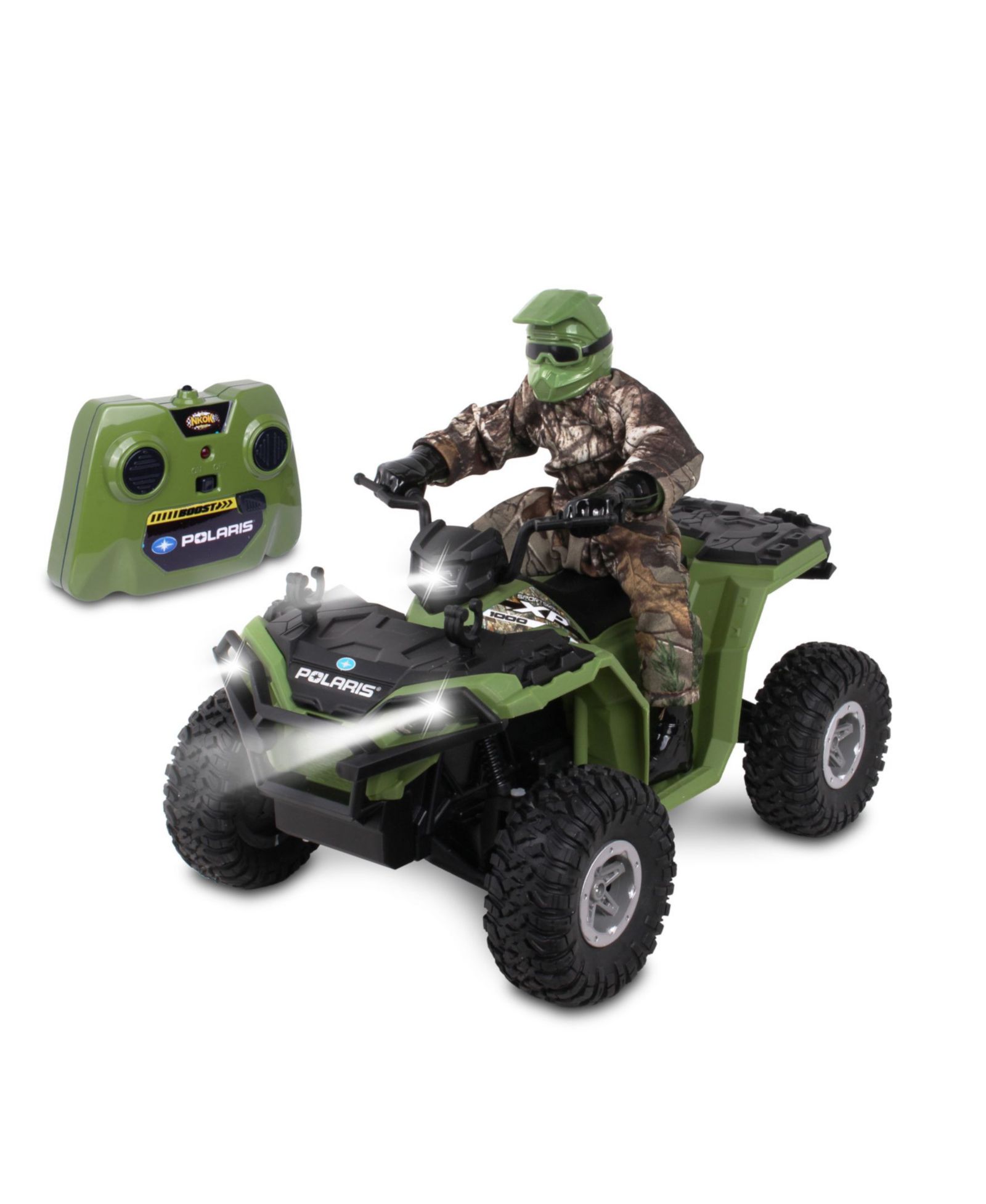 Nkok 1/8 Scale Realtree Polaris Sportsman XP 1000 Turbo-Boost RC ATV