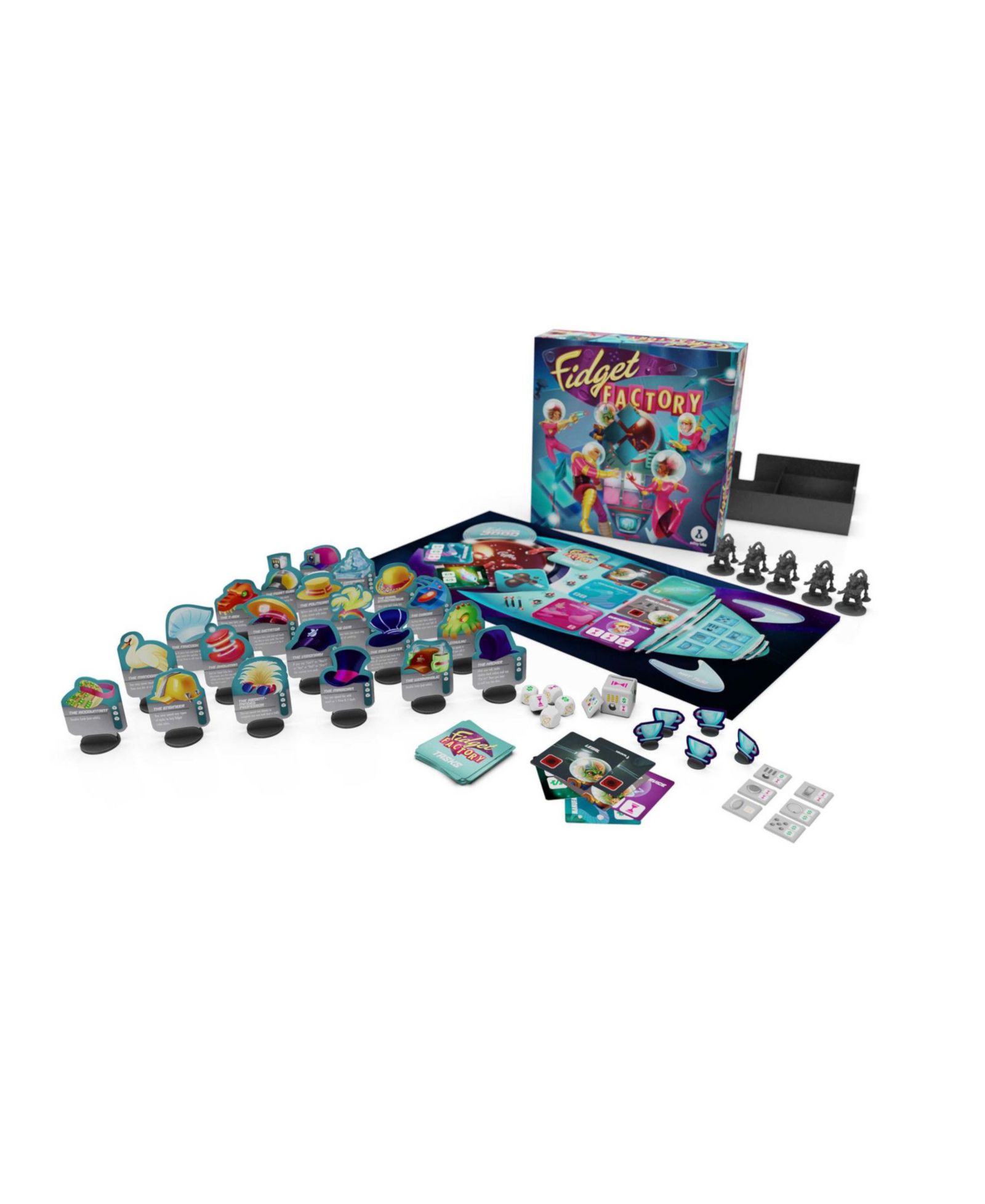 Настольная игра Masterpieces Puzzles Fidget Factory, кооперативная, динамичная, 126 деталей, для детей от 10 лет