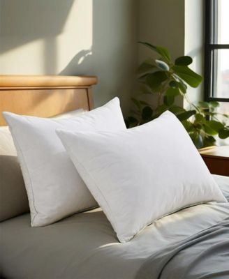 UNIKOME White Goose Feather & Down 2-Pack Pillows, Queen