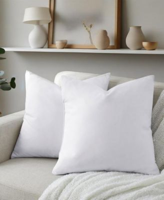 UNIKOME Feather & Down 2-Pack Pillow Inserts, 18" x 18"