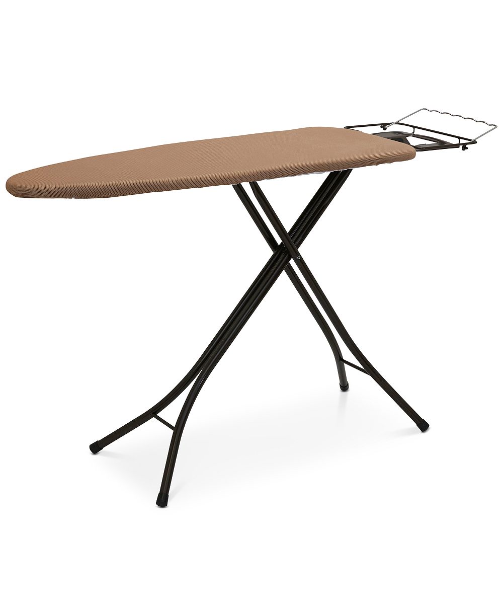 Household Essentials Mega Wide Top Ironing Board, 4-Legs, Antique Bronze Frame
